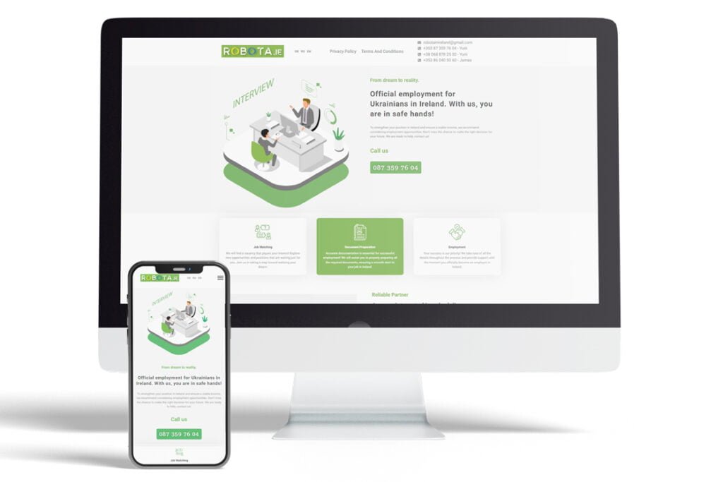 Robota - web site template