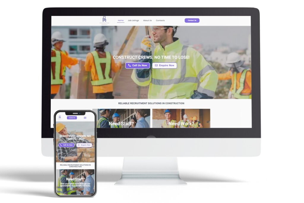 constructionworker - web site template