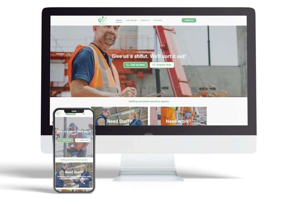 labourhire - web site mockup